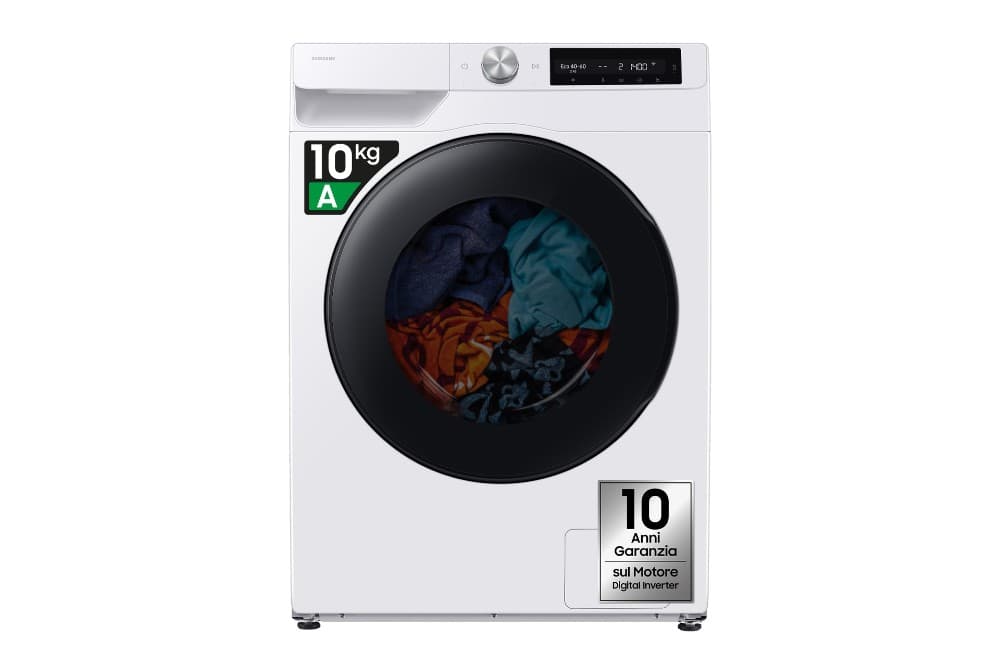 Lavasciuga EcoDosatore 1.400 giri Ai-Control WD10HG6U94BE Samsung – Comet