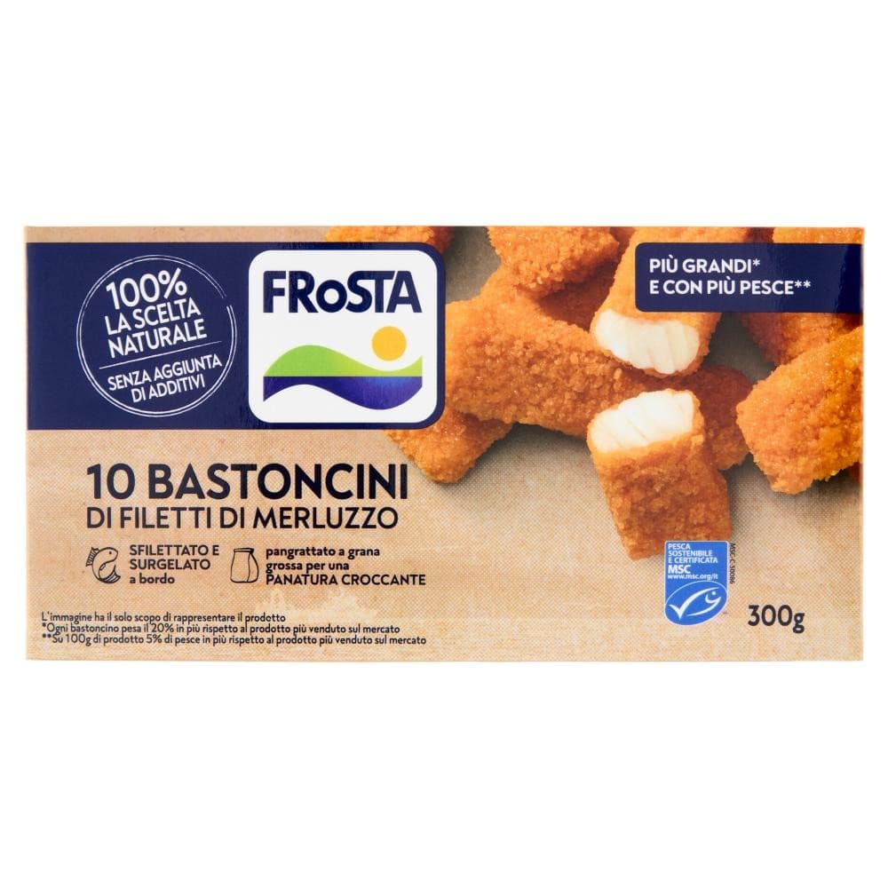 Bastoncini di Merluzzo Frosta, 300 g – Carrefour