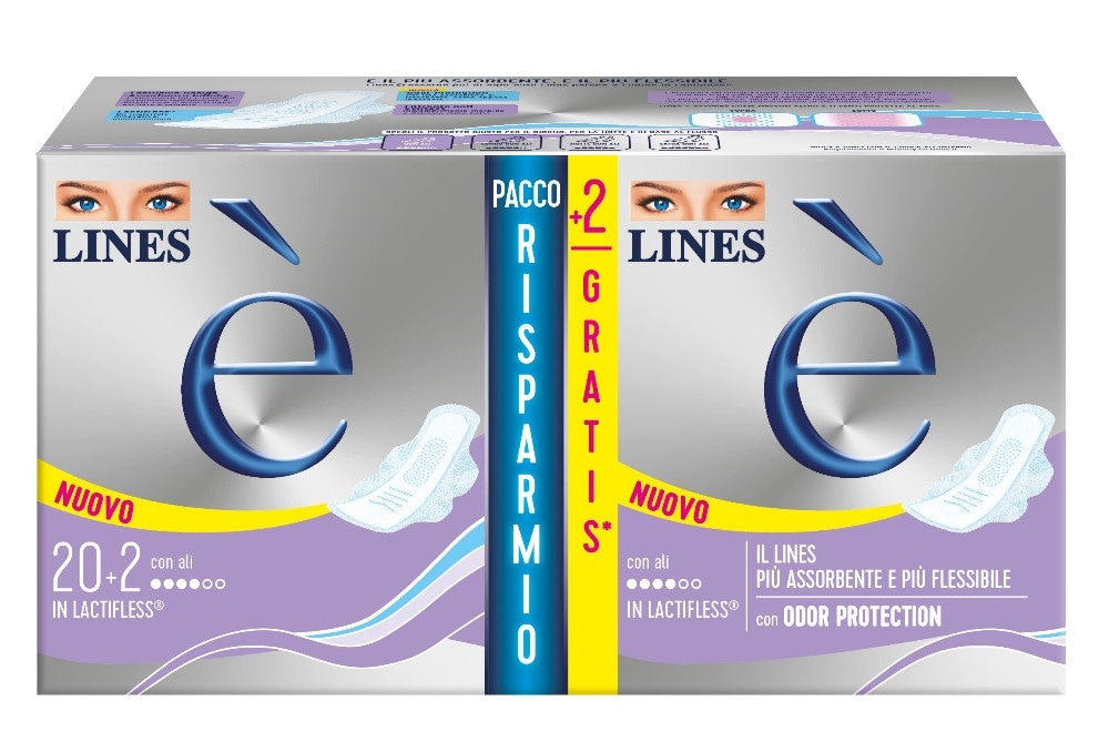 Assorbenti Lines x54 o x66 in offerta da Iper La grande i