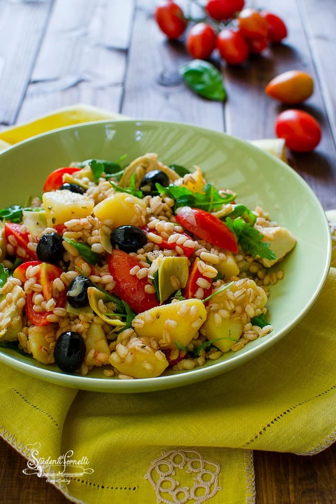 Insalata di orzo e farro con verdure – Panorama