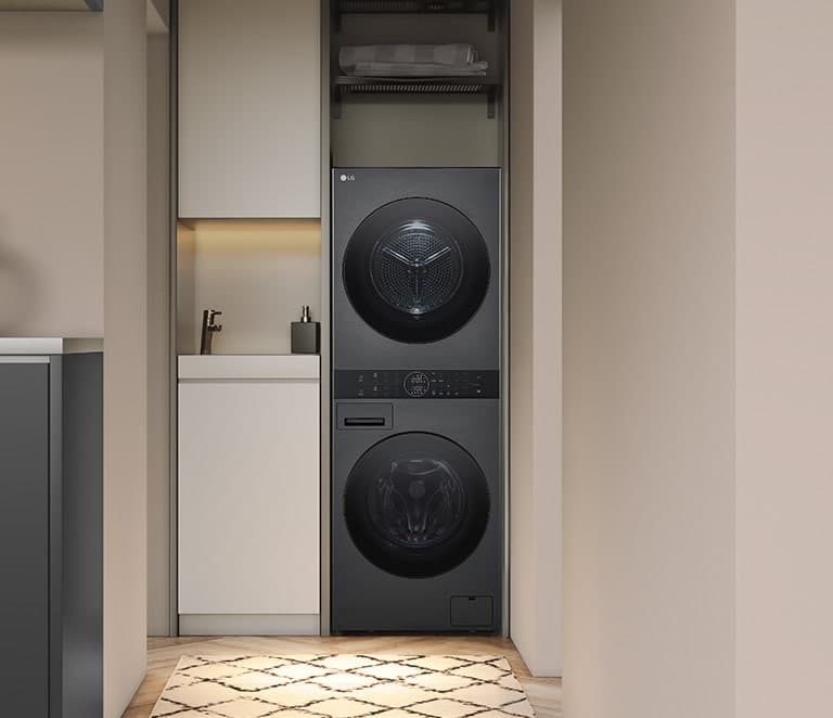 WashTower colonna bucato WT1210BBF, 12 kg lavatrice / 10 kg asciugatrice LG – Unieuro