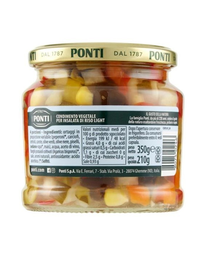 Insalata per riso senza olio Peperlizia 210 g Ponti in offerta da Iper La grande i