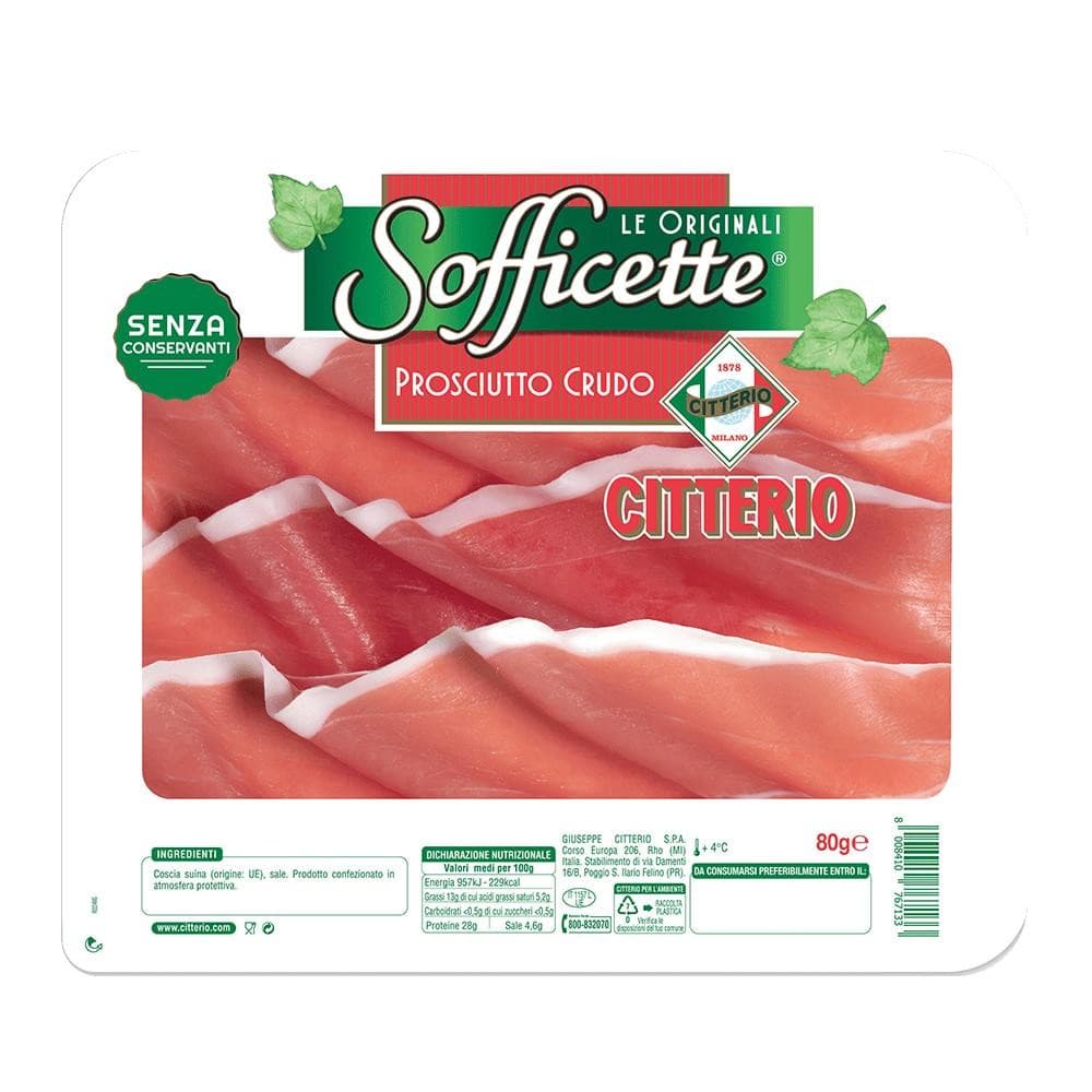 Prosciutto crudo Sofficette 80 g x2 Citterio in offerta da Iper La grande i