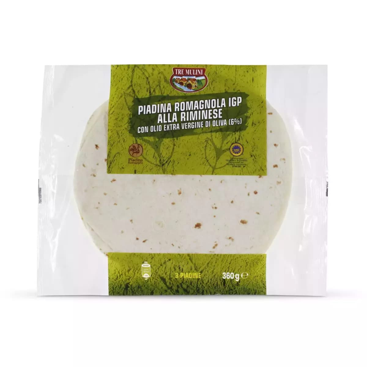 Piadina Romagnola IGP alla Riminese, 360 g Eurospin Family – Eurospin