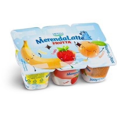 Merendalatte alla frutta 6 x 50 g in offerta da Eurospin