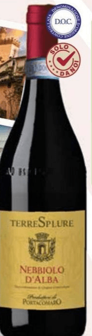 Nebbiolo d'Alba DOC Terre Splure Produttori di Portacomaro, 75 cl – Il Gigante