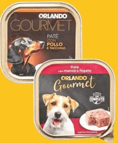 Orlando Paté per cani di piccola taglia 150 g confezione in offerta da Lidl