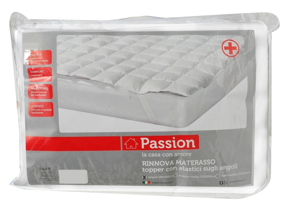 Topper microfibra cm 90x200 PASSION in offerta da Bennet