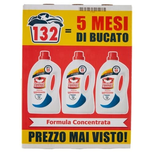 Omino Bianco detersivo liquido per lavatrice 1,76 lt in offerta da Coop