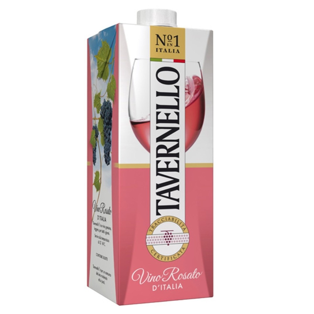 Vino rosato/bianco in brik 1 l in offerta da Eurospin