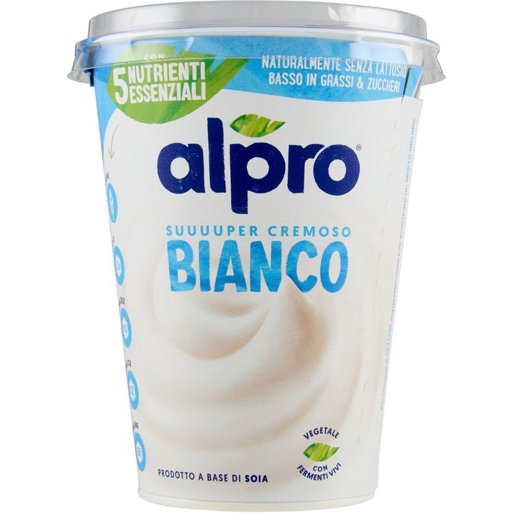 Yogurt Soia Bianco Alpro 400 g in offerta da Carrefour