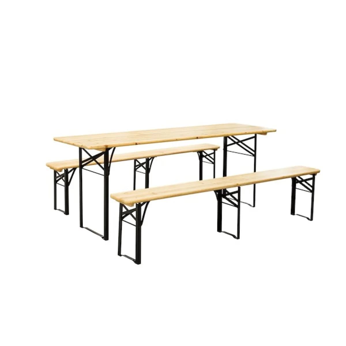 Set tavolo e due panche Fira Naterial – Leroy Merlin