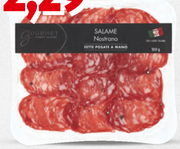 Gourmet Salame Nostrano 100 g - Offerta nel negozio ALDI