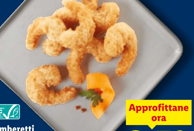 Gamberetti impanati 150 g - Offerta nel negozio Lidl