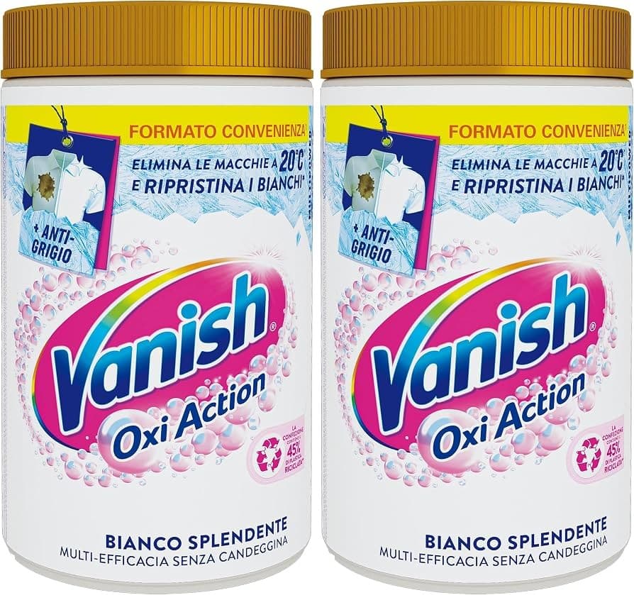 Vanish smacchiatore per bucato Oxi Action 1,5 kg o 2,25 L in offerta da Bennet