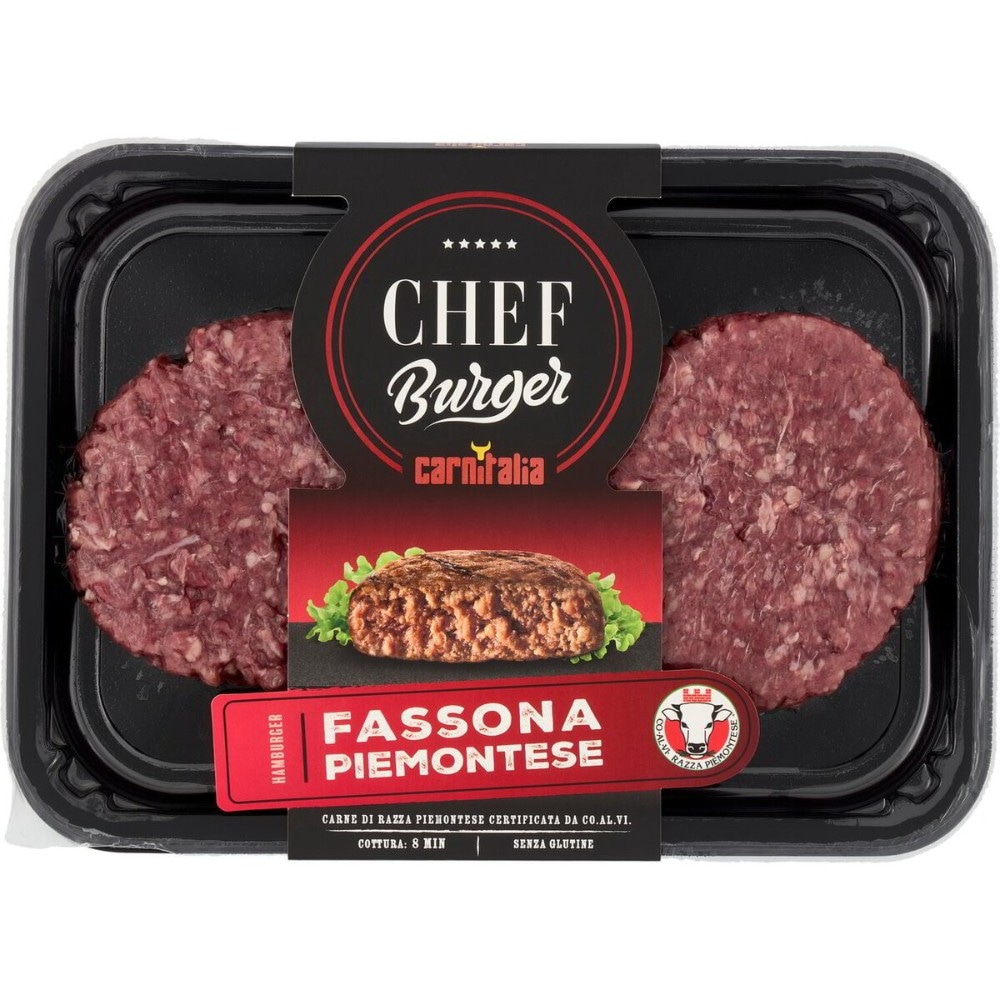 Chef Burger Hamburger di bovino adulto di razza Piemontese 200 g / 220 g in offerta da Iper La grande i