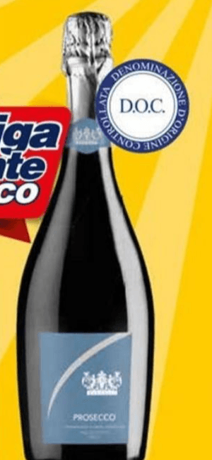 Prosecco DOC Millesimato Brut De Angeli, 75 cl – Il Gigante