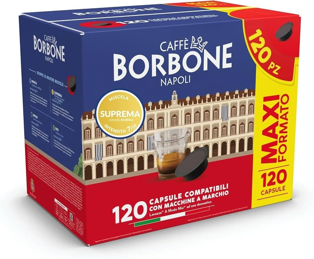 Borbone Capsule compatibili Lavazza A Modo Mio, 120 capsule – Unieuro