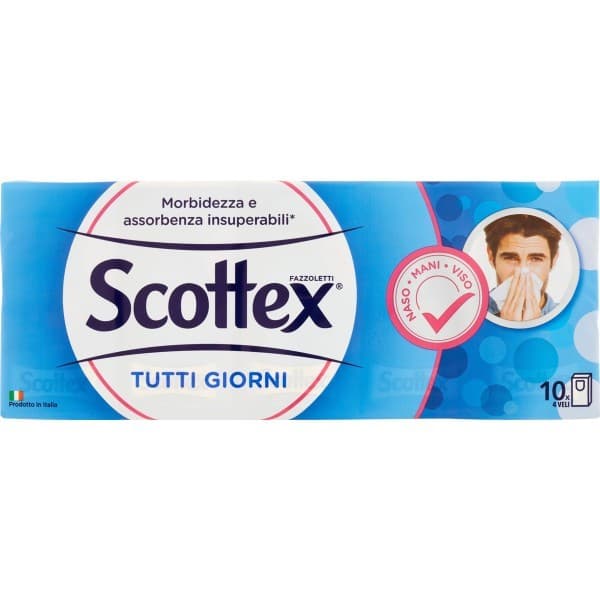 Fazzoletti x140, x12 o x10 Scottex in offerta da Iper La grande i