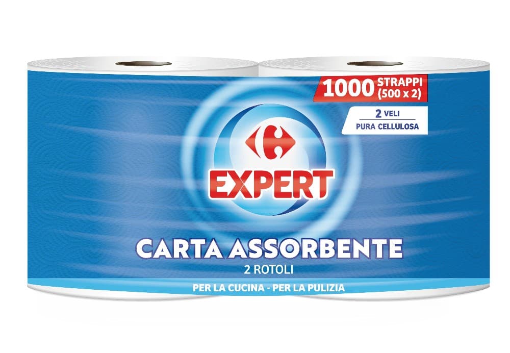 Maxi Bobina 500 Strappi 2 pezzi Expert in offerta da Carrefour