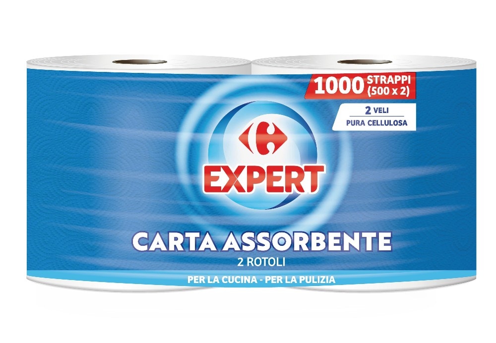 Maxi Bobina 500 Strappi 2 pezzi Expert in offerta da Carrefour