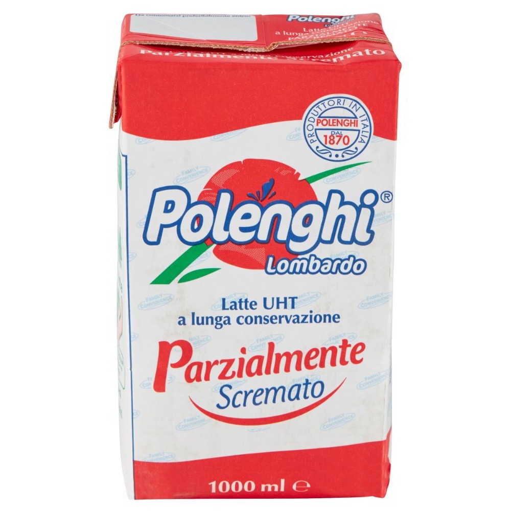 Latte UHT Polenghi parzialmente scremato 1000 ml in offerta da Il Gigante