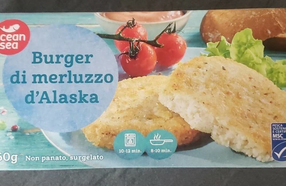 Burger di merluzzo d'Alaska, 210 g Ocean Sea – Lidl