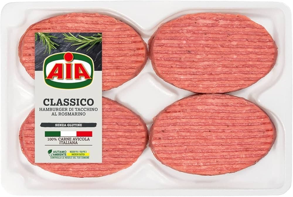 AIA hamburger 100x4 g in offerta da MD