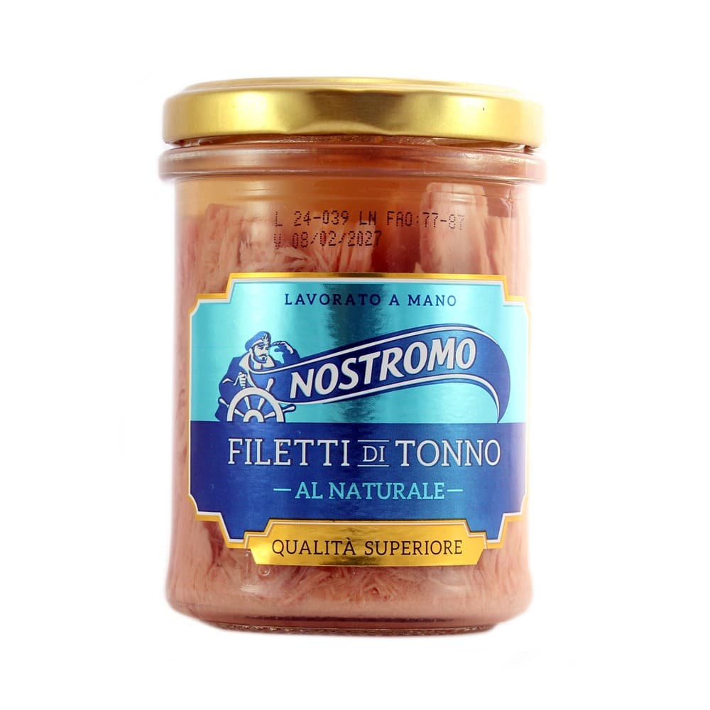 Filetti di tonno lavorati a mano Nostromo, 180 g / 126 g – Il Gigante