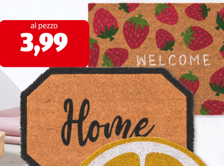 HOME CREATION Zerbino in cocco in offerta da ALDI