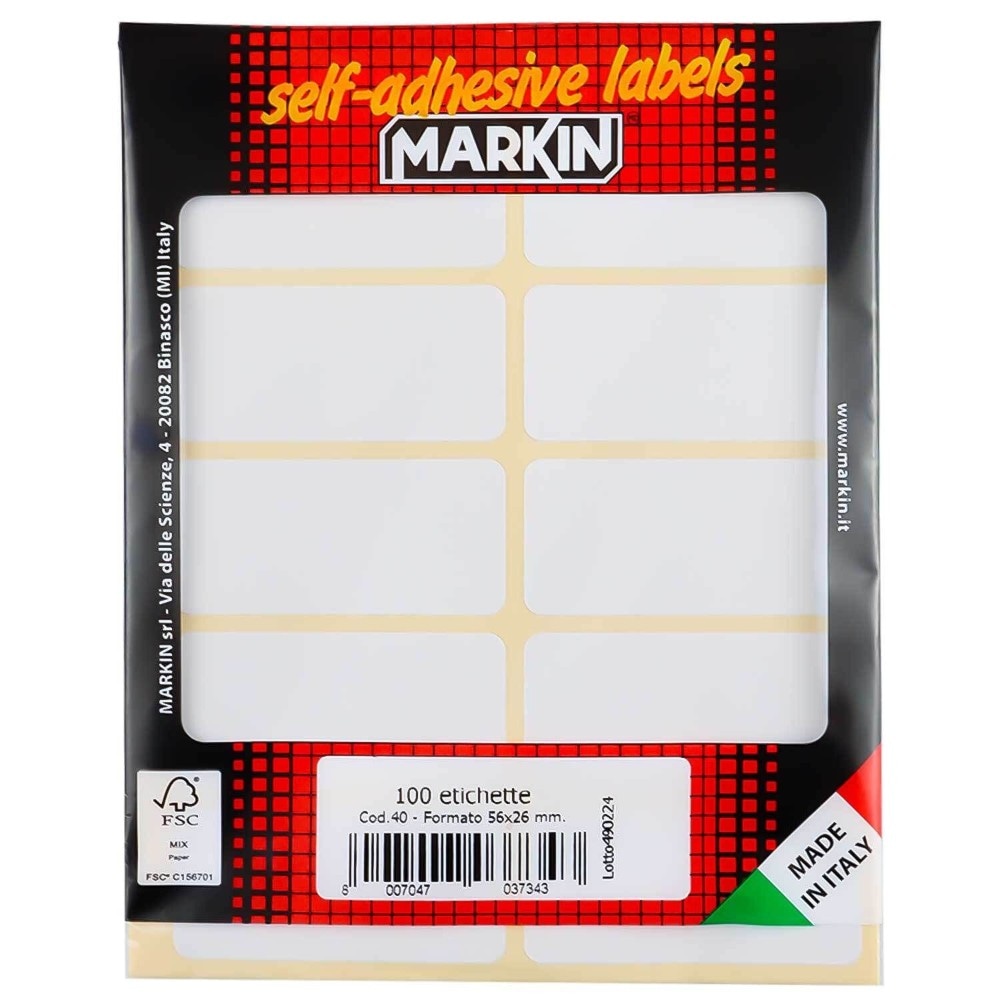 Etichette adesive Markin in offerta da Coop