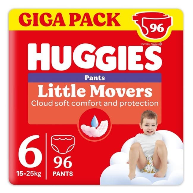 Pannolino o mutandino Little Movers Huggies giga pack in offerta da Carrefour
