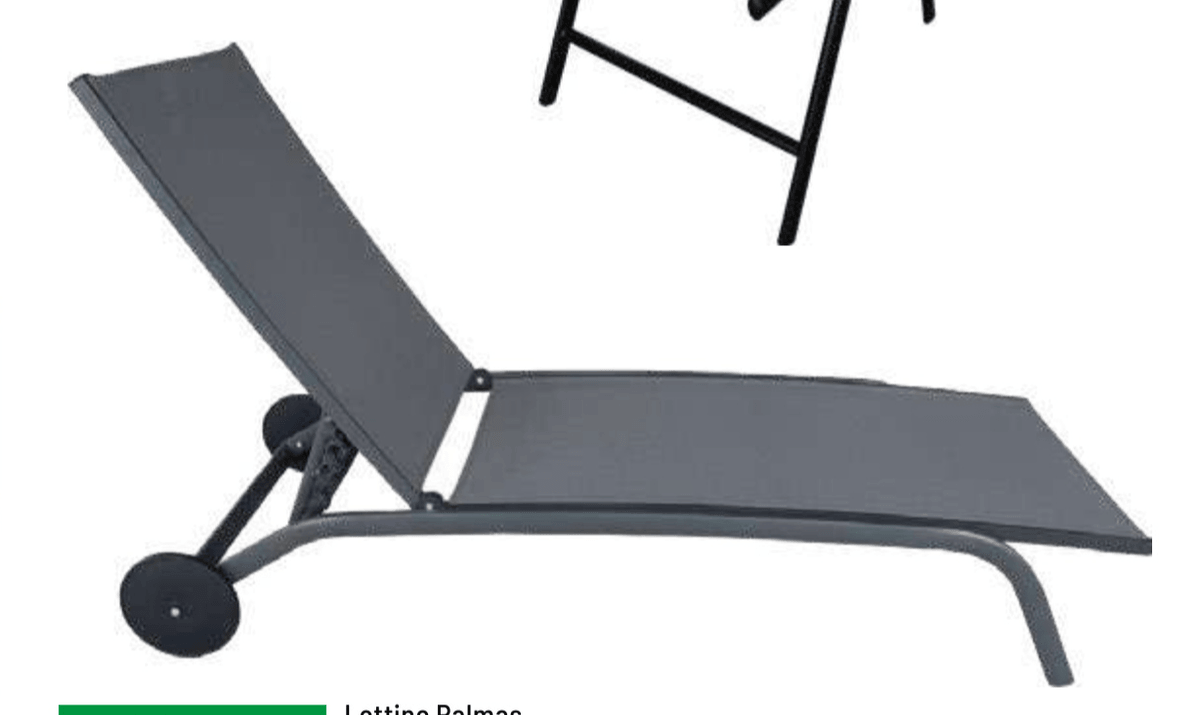 Lettino Palmas - Offerta nel negozio Iper La grande i