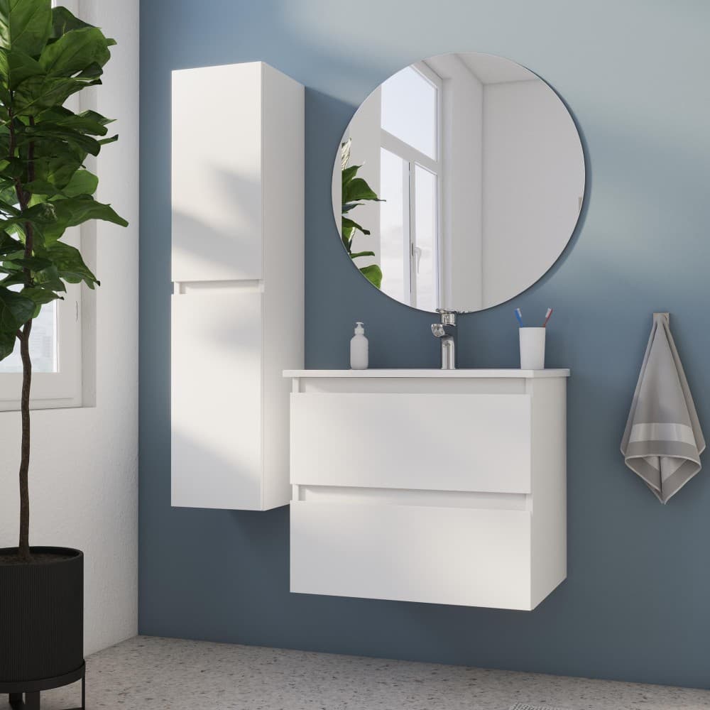 Mobile da bagno sospeso Essential Sensea – Leroy Merlin