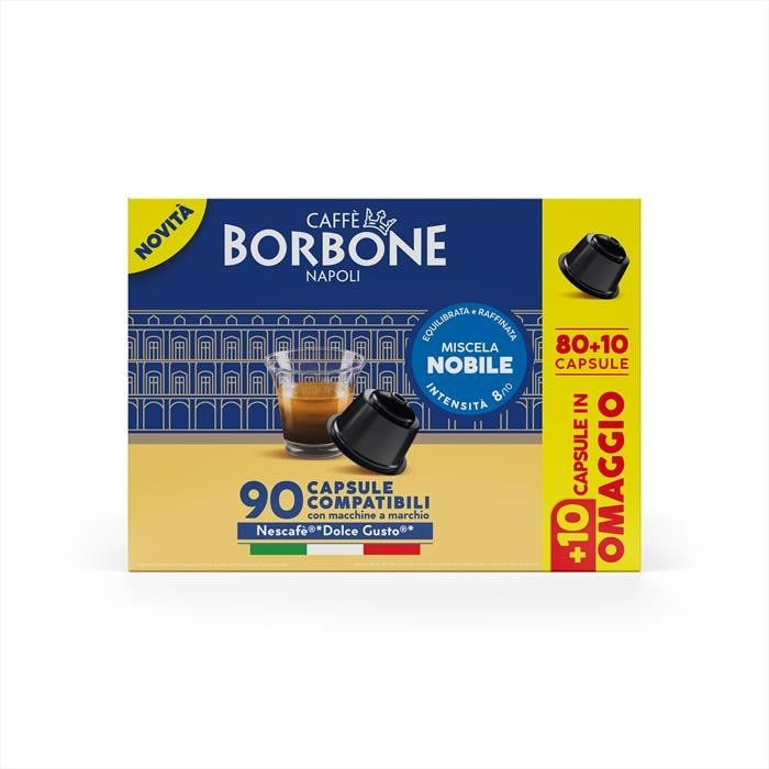 Capsule Dolce Gusto Borbone Gusto Decisa 80+10 pezzi 630 g Caffè Borbone in offerta da Carrefour