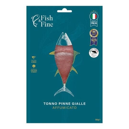 Pesce spada/tonno affumicato, 100 g Fish Fine – MD