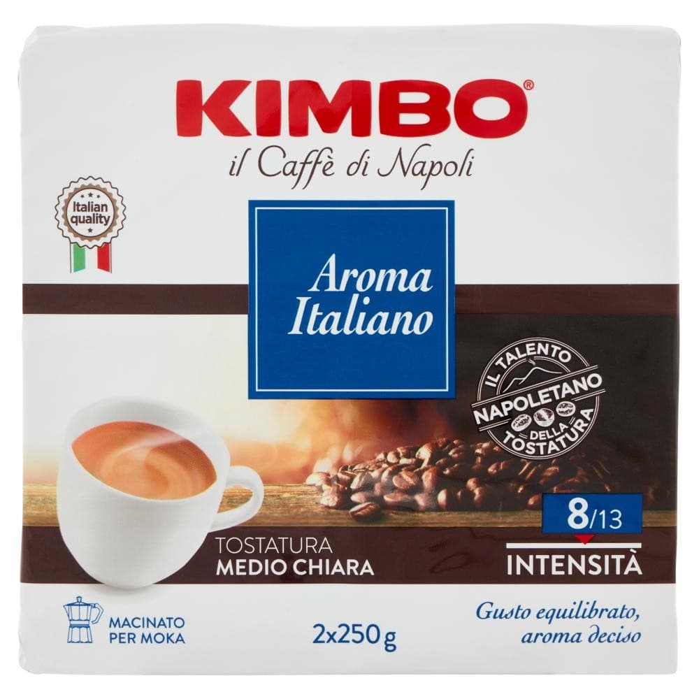 Caffè Kimbo Aroma Italiano, macinato fresco 250 g in offerta da Penny