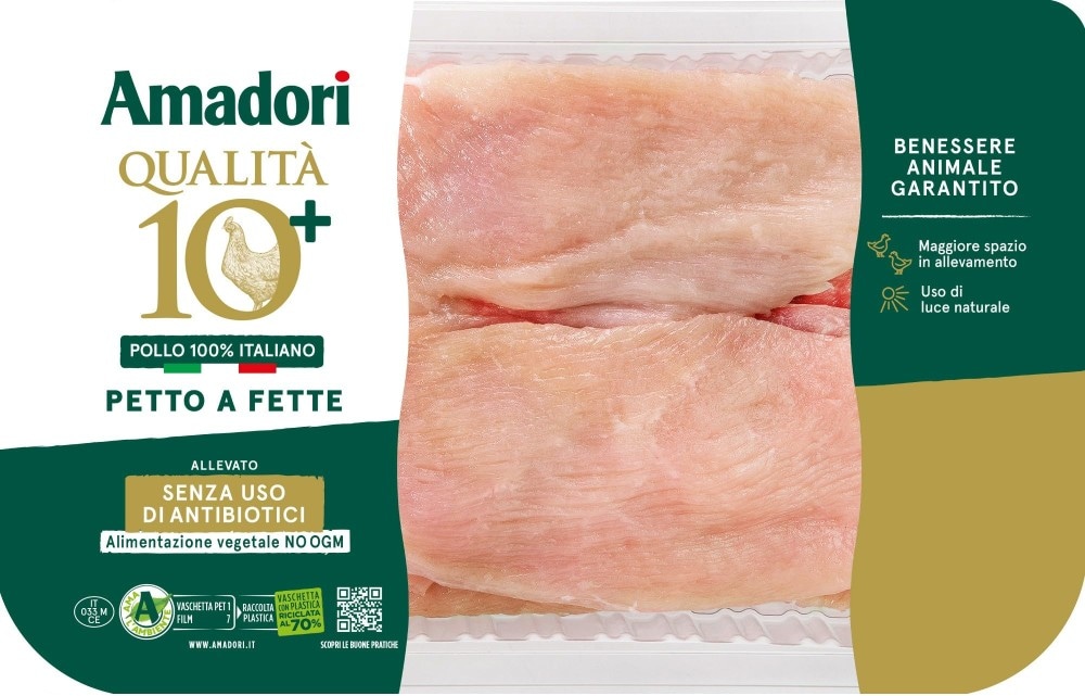 Petto di pollo a fette maxi Qualità 10+ Amadori in offerta da Iper La grande i