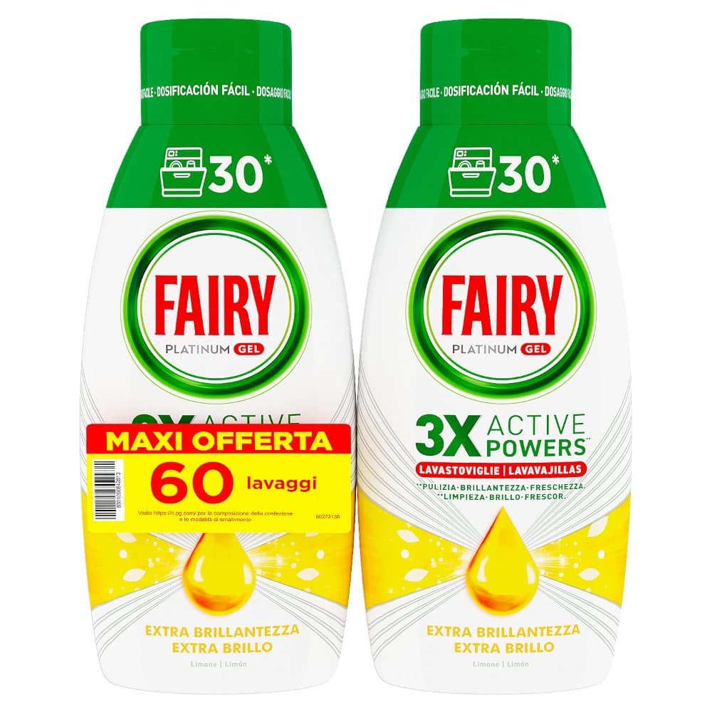 Fairy detersivo pre-dosato per lavastoviglie o gel, x71, x66, x59, x50 caps o 112 lavaggi – Iper La grande i