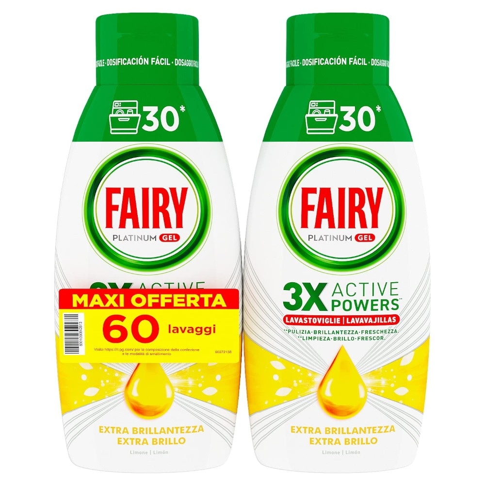 Fairy detersivo pre-dosato per lavastoviglie o gel x71, x66, x59, x50 caps o 112 lavaggi in offerta da Iper La grande i