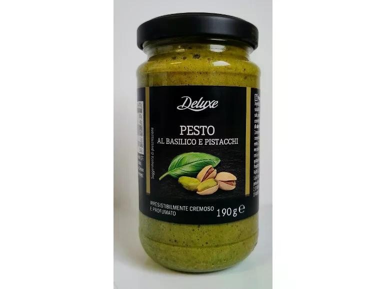 DELUXE Pesto al basilico e pistacchi 190 g confezione in offerta da Lidl