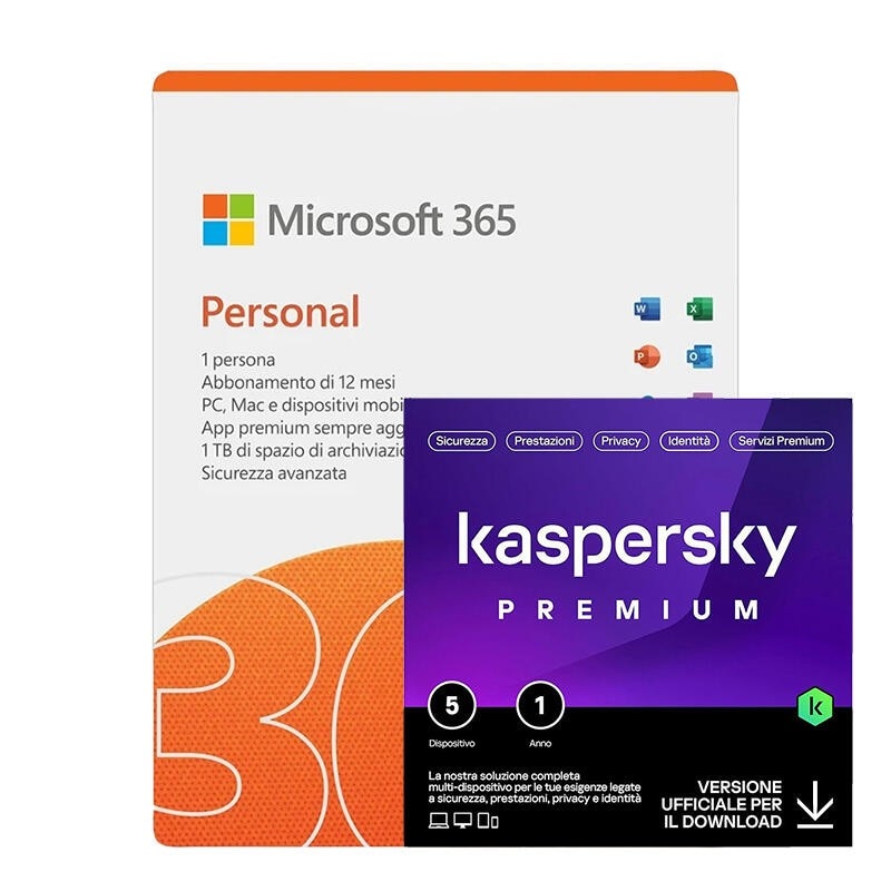 Microsoft 365 + Kaspersky Microsoft; Kaspersky - Offerta nel negozio Euronics