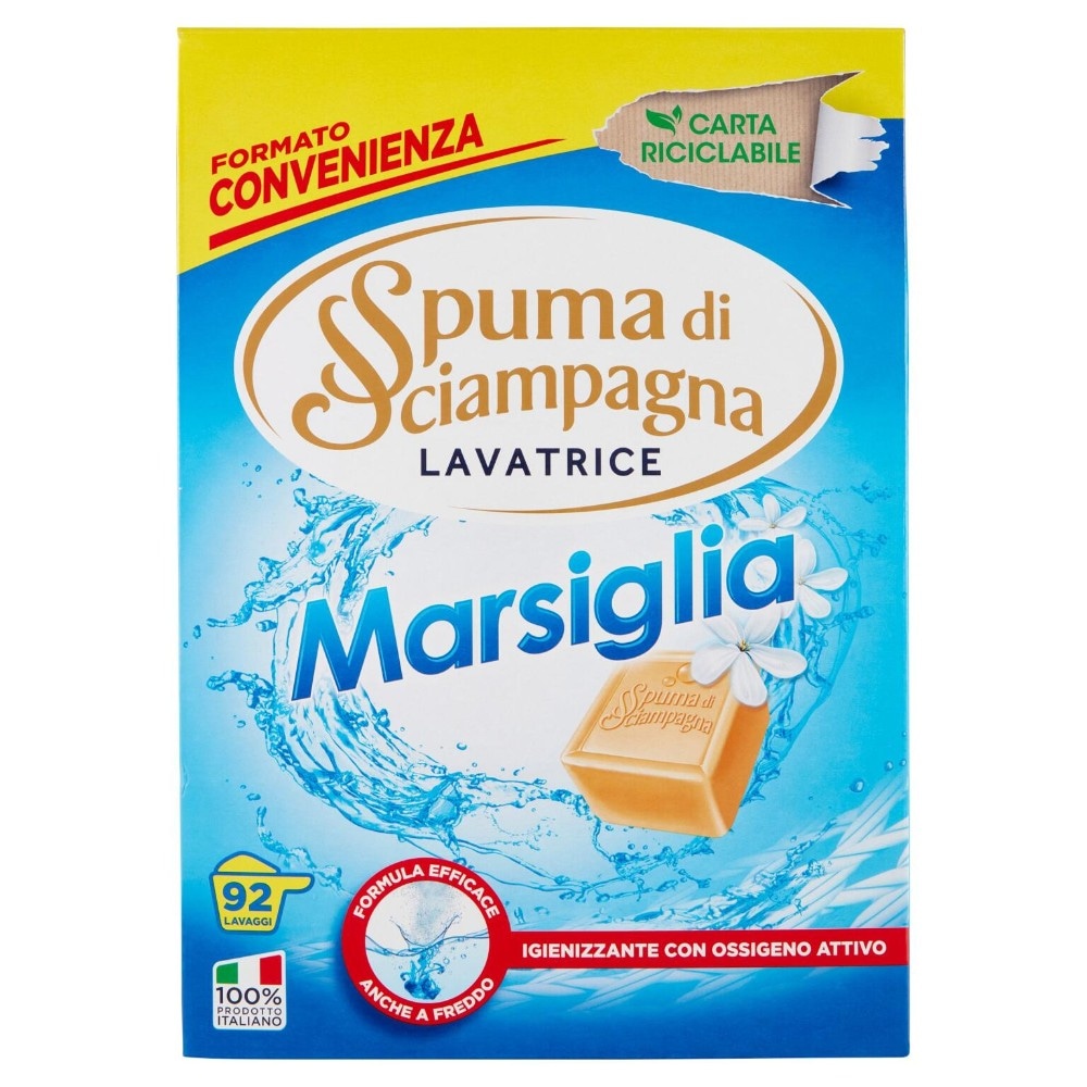 Spuma di Sciampagna Detersivo lavatrice in polvere 92 lavaggi 4,14 kg - Offerta nel negozio ALDI
