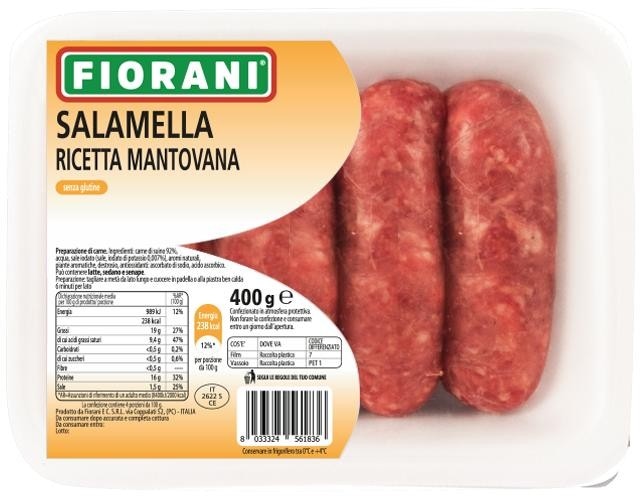 Salamella di suino mantovana 400 g Fiorani in offerta da Coop