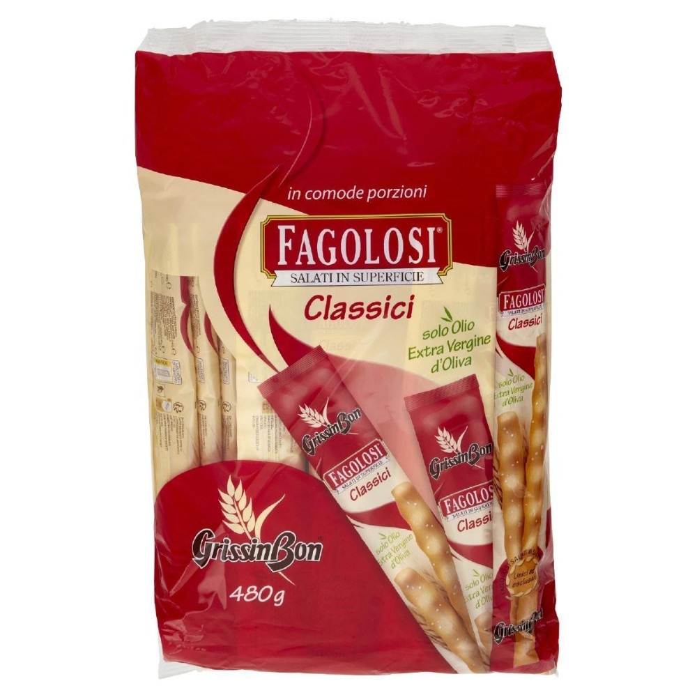 Grissinbon grissini Fagolosi classici o al rosmarino 480 g in offerta da Iper La grande i