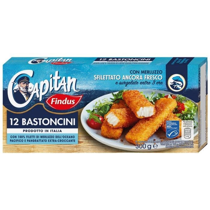 Bastoncini di merluzzo surgelati Findus, 300 g – Bennet