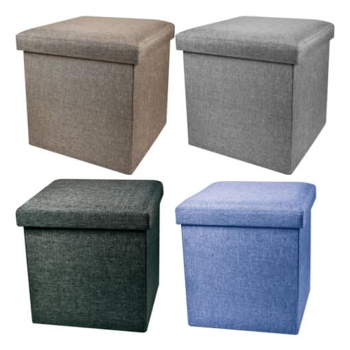 Pouf contenitore, 38x38x38 Cm – Penny