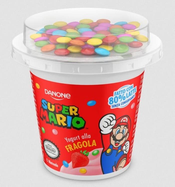 Danone Yogurt alla Fragola Supermario, 110 g – Penny