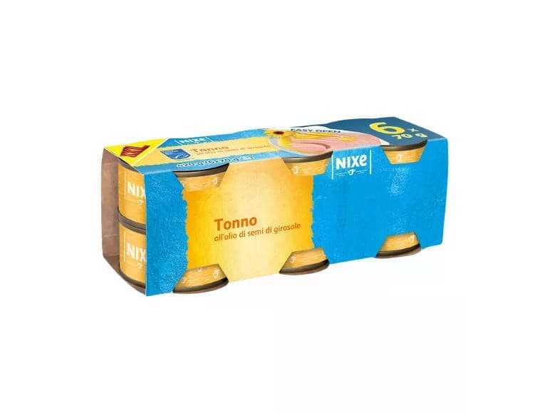 Tonno all'olio di semi di girasole, 6x 52 g Nixe – Lidl