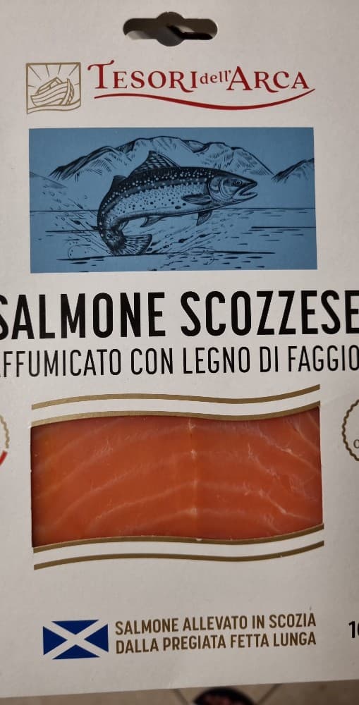 Salmone scozzese affumicato Tesori dell'Arca 100 g in offerta da Panorama